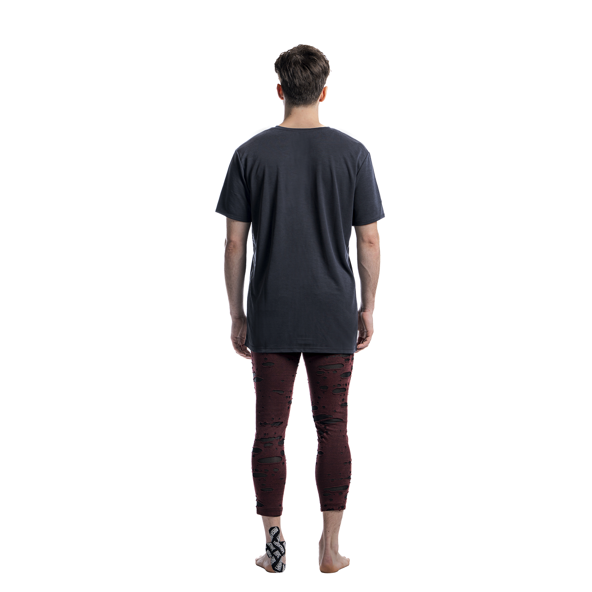 Standart Fit Siyah Füme Tişört