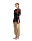 Standart Fit Siyah Sun Tie Die Tişört