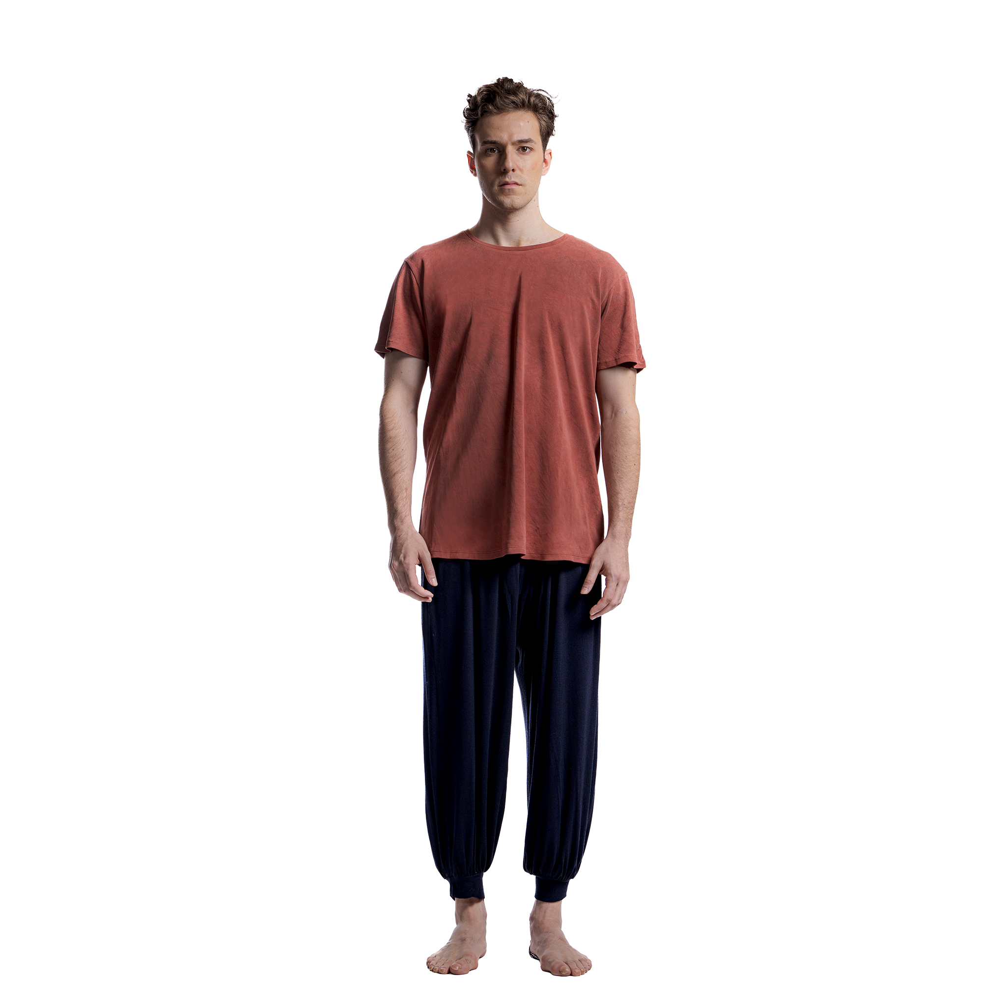 Standart Fit Turuncu Batik Tişört